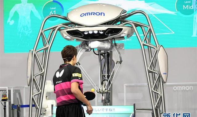 日本研发高科技乒乓球机器人与水谷隼过招,为东京奥运会放大招?